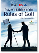 USGA Rules of Golf book cover